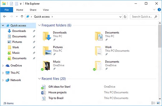 Open Windows file explorer