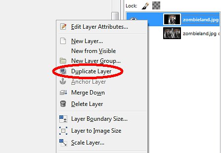 Duplicate layer