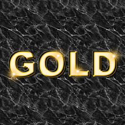 make a golden logo